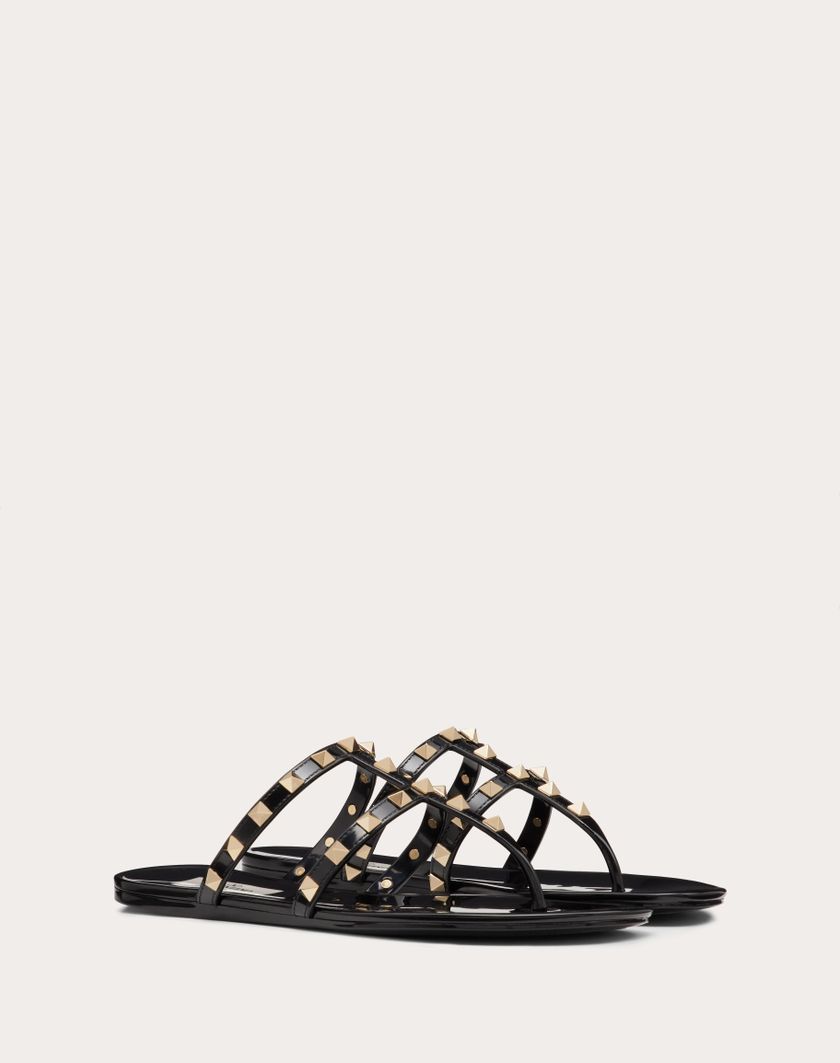 ROCKSTUD FLAT RUBBER SANDAL - Image 1